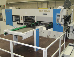 automaticflatbed die cutter bobst spo 1